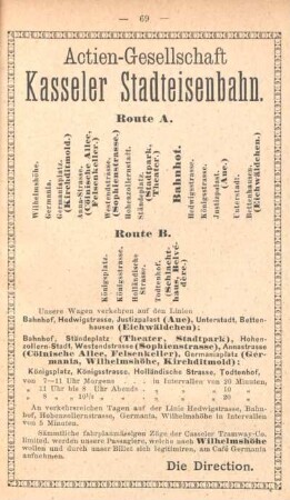 Kasseler Stadteisenbahn.