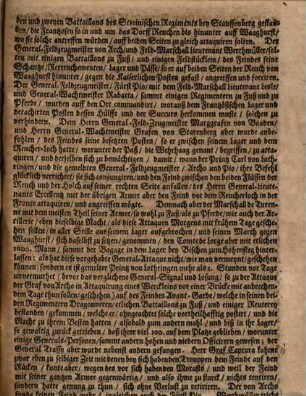 Warhaffte und eigentliche Relation Dessen, Was sich zwischen der Kaiserlichen Armee Unter dem Commando ... Grafens von Montecuculi, [et]c. Vnd der Königlichen Frantzösischen Armee Unter dem Herrn Marschall de Turenne, Von dem 24. Julii biß den 4. Augusti M.DC.LXXV. Ohnweit Straßburg vornehmlich zugetragen