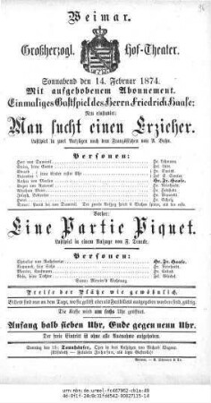Eine Partie Piquet