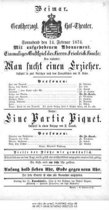Eine Partie Piquet