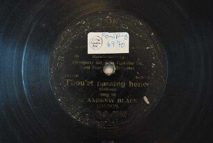 Thou'rt passing hence / (Sullivan)