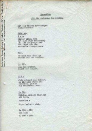 Vorschlag Änderungen Schluss