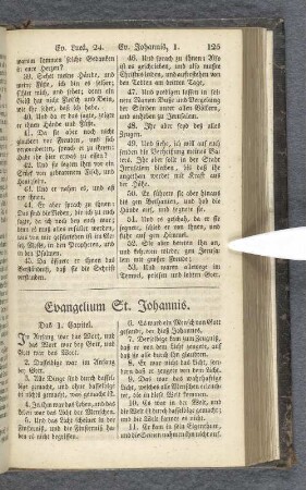Evangelium St. Johannis.