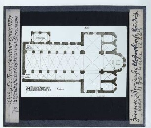 Zinna, Zisterzienserabtei : Grundriss