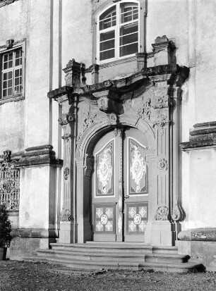 Birnau (Uhldingen-Mühlhofen). Zisterzienserpriorat (1746/1750; P. Thumb). Portal
