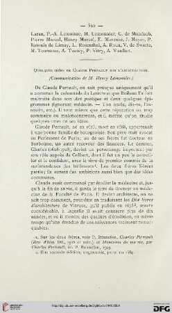 Quelques idées de Claude Perrault sur l'architecture