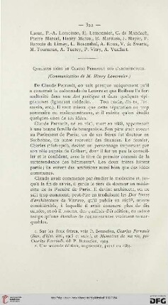 Quelques idées de Claude Perrault sur l'architecture