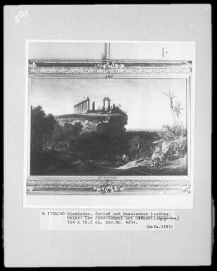 Der Juno-Tempel bei Girgenti