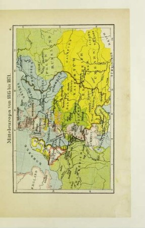 Mitteleuropa von 1815 bis 1871