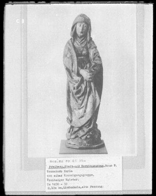 Trauernde Maria von einer Kreuzigungsgruppe