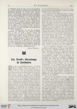 10: Prof. Ostwald's Untersuchungen für Pastellmalerei