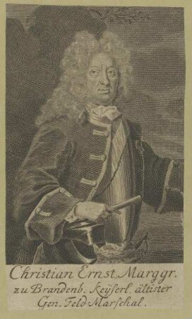 Bildnis des Christian Ernst, Markgraf von Brandenburg-Bayreuth