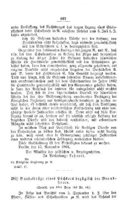 Baubeiträge eines Pächters bezüglich der Grundsteuer : [V. Elementarschulwesen]