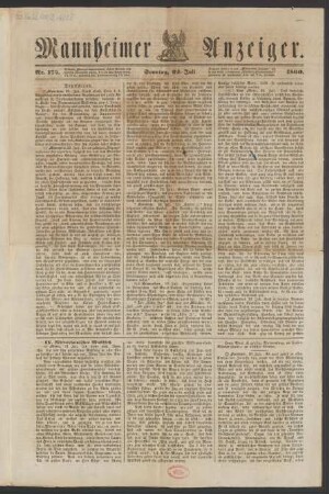 Mannheimer Anzeiger. Nr. 174