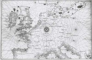 West- und Mitteleuropa mit Nordspanien und Norditalien. Doppelseite (Blatt 7v und 8r)