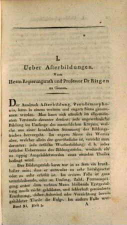 Journal der Chirurgie und Augenheilkunde. 11. 1828
