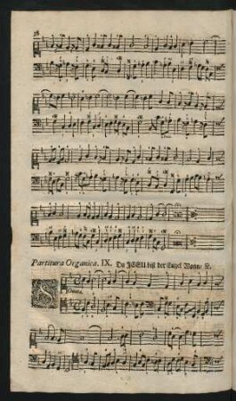Partitura Organica. IX. Du Jesu bist der Engel Wonn, [et]c.