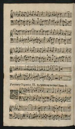Partitura Organica. IX. Du Jesu bist der Engel Wonn, [et]c.