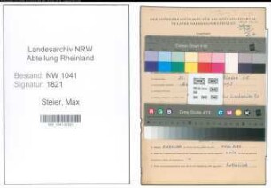 Entnazifizierung Max Steier , geb. 22.03.1905 (Landwirt)