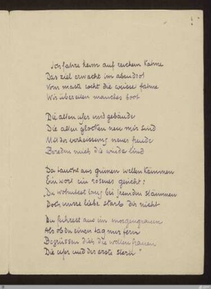 Ich fahre heim auf reichem kahne (Rückkehr) : [SW IV: H4]; [SW IV, S. 59/139]