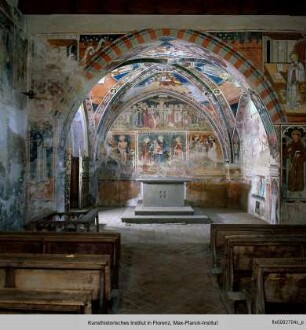 Die Wanddekoration des Presbyteriums