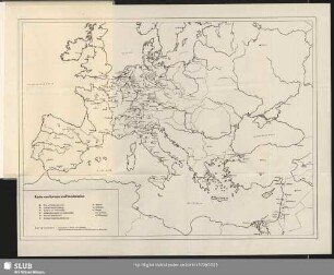 Karte von Europa und Vorderasien