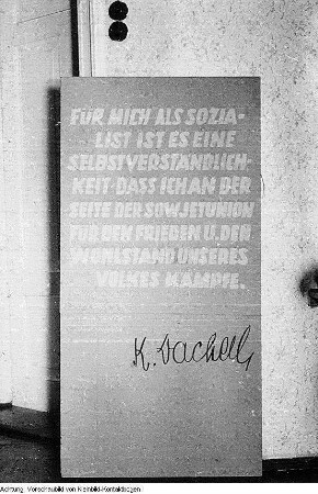 Kreis Riesa, Volkskorrespondenten der Sächsischen Zeitung, Dresden, Hausfriedenskomitee des Bischofswegs 46, die Korrespondenten Giesela Rink und, Al. Holterith, 7. Juli 1950