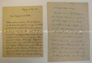 Briefkonvolut, gerichtet an Margarete Paul geschrieben von der Familie, Freunden und Bekannten; 1947