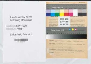 Entnazifizierung Friedrich Linkenheil, geb. 02.12.1891 (Steuergehilfe)