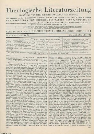585-587 [Rezension] Dobschütz, Ernst von, Das Apostolicum in biblisch-theologischer Beleuchtung