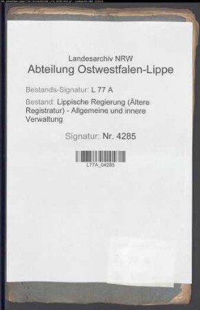 Verbesserung der Huden im Amt Varenholz