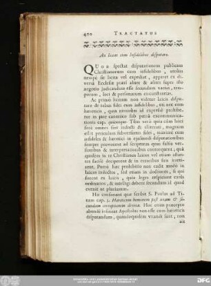 An liceat cum Infidelibus disputare.