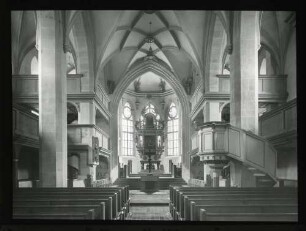 Stadtkirche, Inneres nach Osten