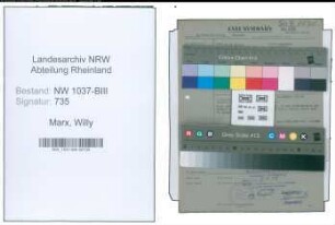 Entnazifizierung Willy Marx , geb. 04.02.1904 (Installateur)