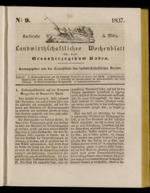 No 9. 1837. 3. März