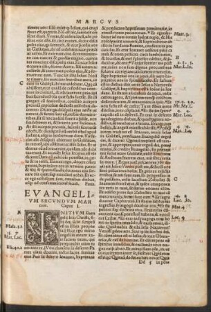 Evangelium Secundum Marcum.