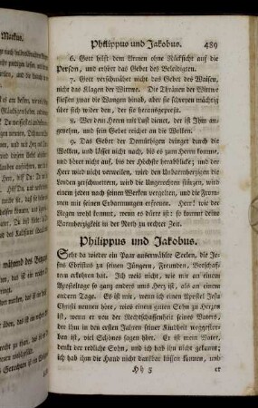 Philippus und Jakobus.