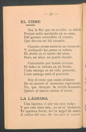 El Cisne : Canción