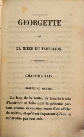 Oeuvres complètes de Ch. Paul de Kock, 5. Georgette ou la Niece du Tabellion ; t. 3