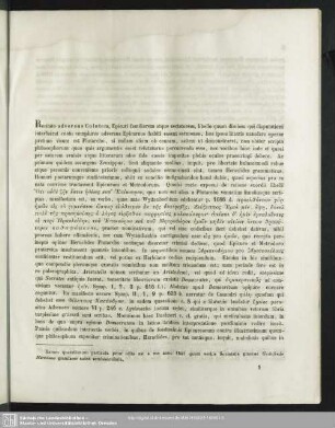 Theodori Doehneri Quaestionum Plutarchearum particula, 1