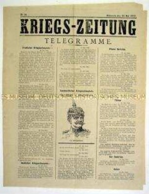 Nachrichtenblatt für die deutschen Truppen im besetzten Frankreich "Kriegs-Zeitung"
