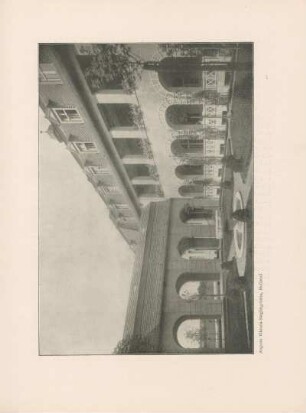 Auguste Viktoria-Säuglingsheim, Hofdetail