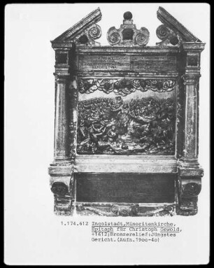 Epitaph für Christoph Gewold