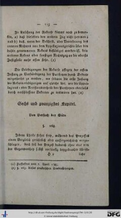 Sechs und zwanzigstes Kapitel. Von Versuch der Güte.