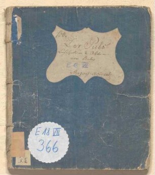 Textbuch zu "Der Puls", Lustspiel von Joseph Marius Babo