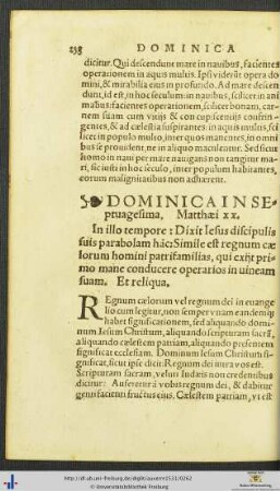 Dominicae in Septuagesima, Sexagesima, Quinquagesima et Quadragesima