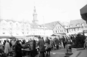 Offenburg: Marktplatz mit Pfarrkirche