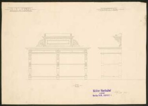 Villa Wessel, Iserlohn: Anrichtentisch 1:10
