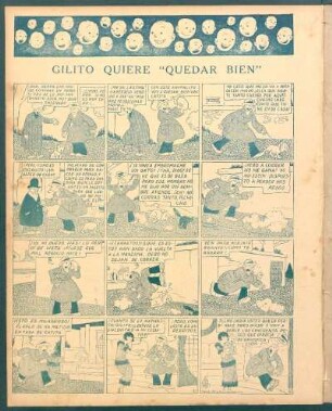 Gilito quiere "quedar bien" [Cómic]