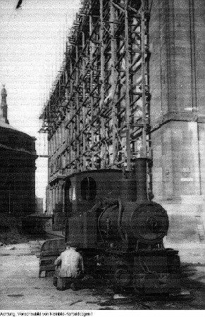 Dresden, Neues Rathaus, Wiederaufbau, 1948/52